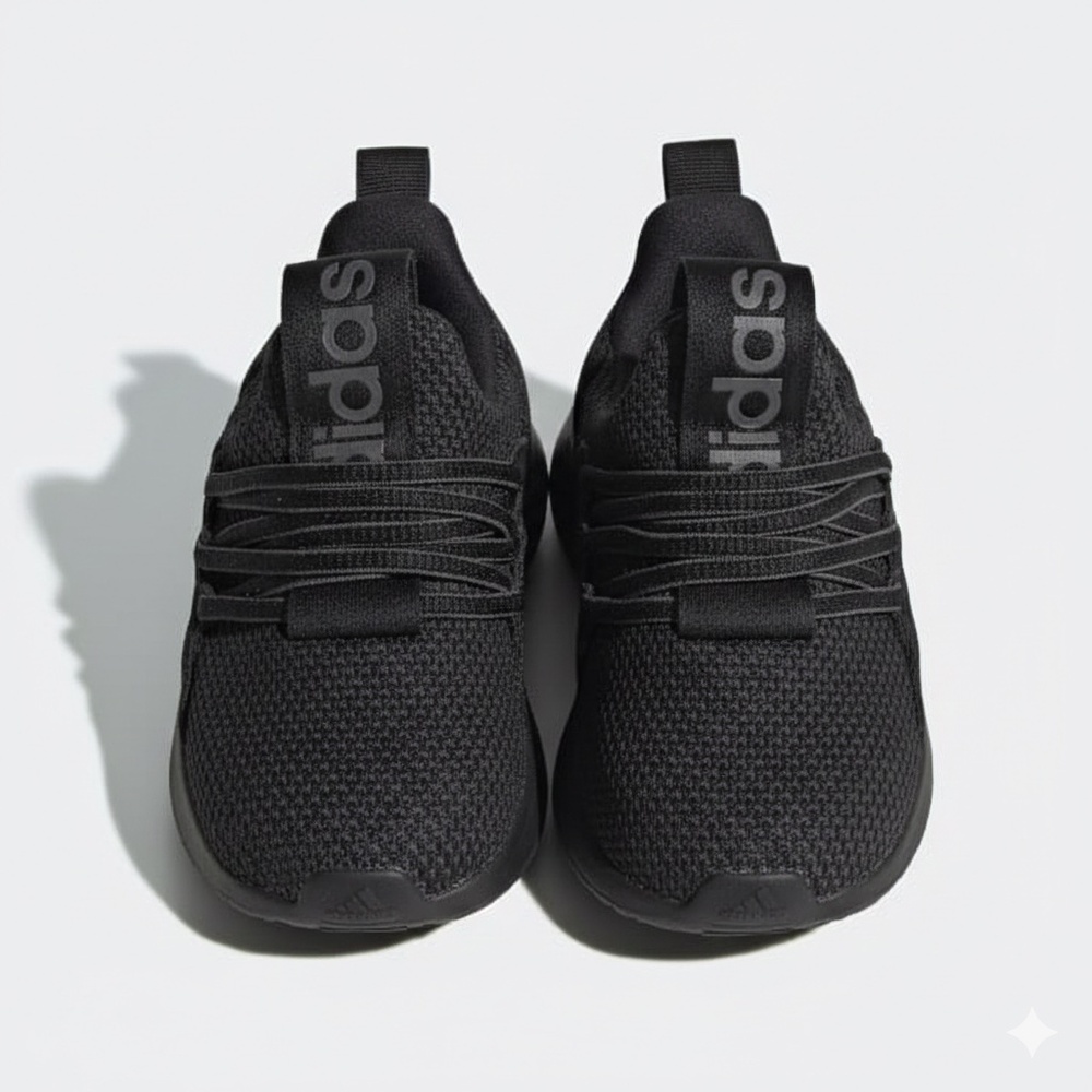 adidas Toddler Cloudfoam Pure 2.0 - Triple Black - Kids' Lightweight Sneakers